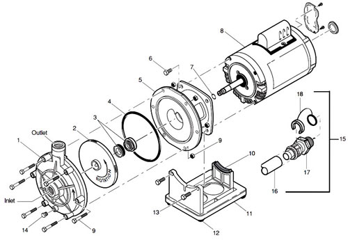 polaris booster pump diagram
