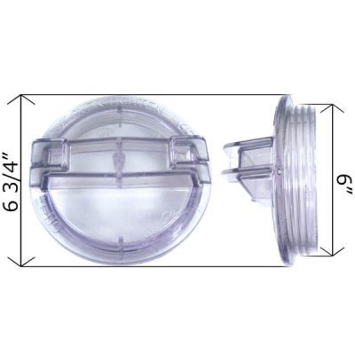 Max-E-Glas Dura-Glas Pump Sta-Rite Lid C3-139P1 25304-000-020 V26-361
