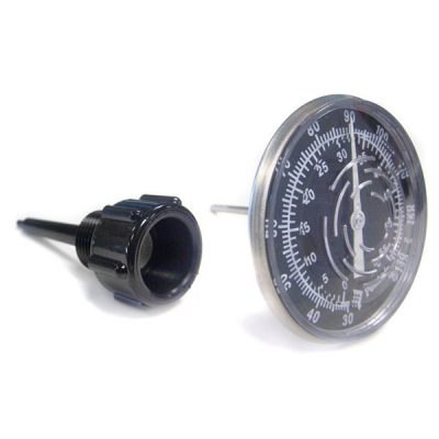 Pentair 30-130 F w/ Nylon Well Iline Thermometer SL1DW