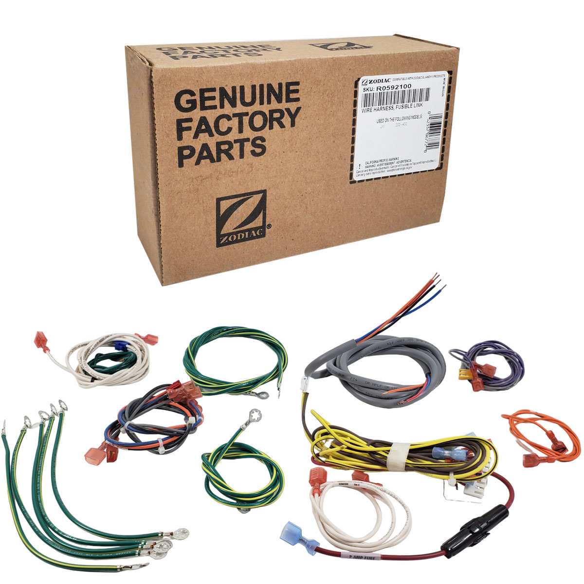 R0592100 Zodiac Jandy JXi Heater Wiring Harness and Fusible link
