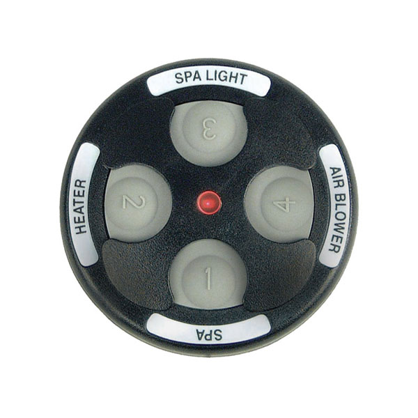 Spa Side Remote Jandy 4 Function 200 ft. Black 7446 Free Shipping