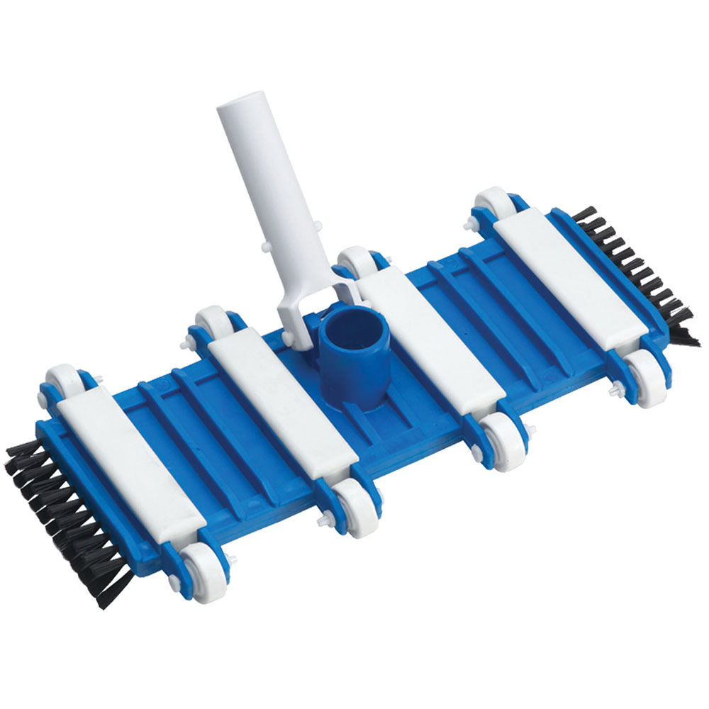 Swimming Pool Manual 14in. Flexible Vacuum Head with Side Brushes 130025B