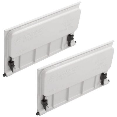 AquaStar Pool Skimmer Flap Weir with 2 Clips White SKWD101 - 2 Pack