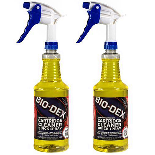 Bio-Dex Swimming Pool Spa Cartridge Cleaner Quick Spray CART32 - 2 Pack