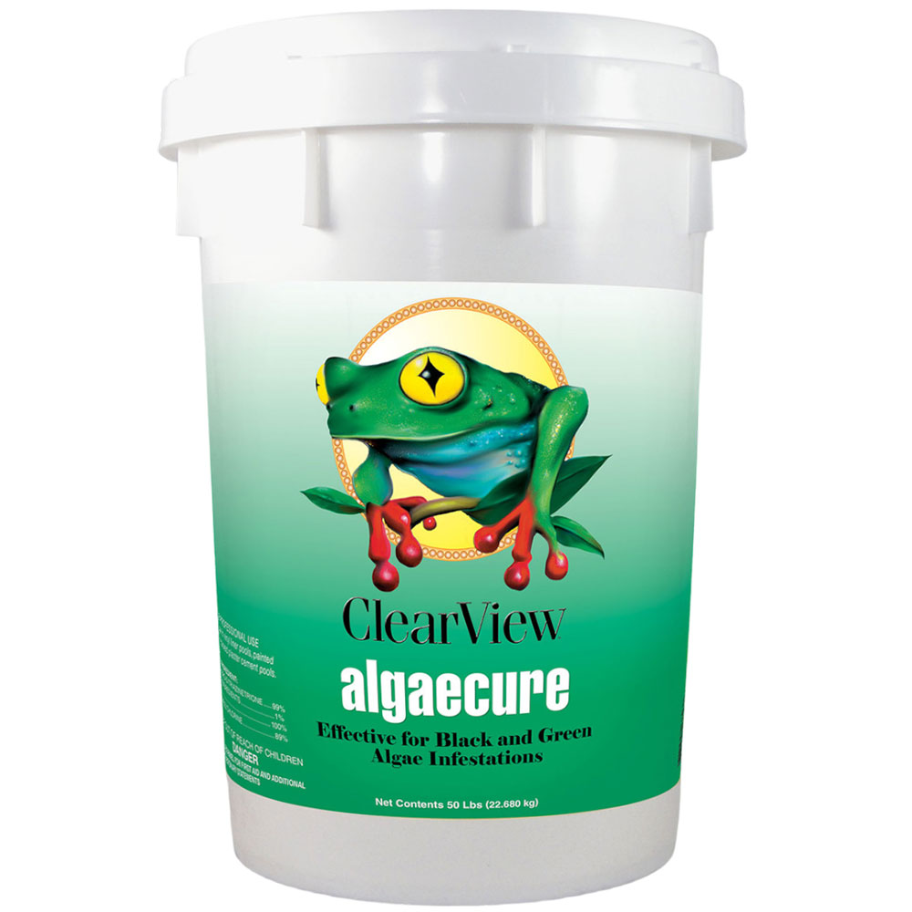 ClearView AlgaeCure Black Out Granular 99% Trichlor 50 lb. CVTC050G