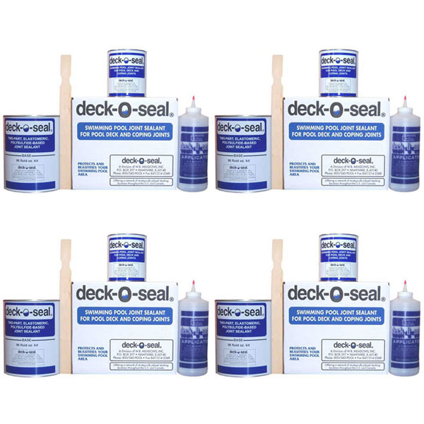 Deck-O-Seal Pool Deck Sealant Tan 96 oz. 4701033 - 4 Pack