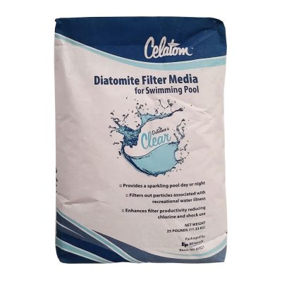 DE Diatomaceous Earth Swimming Pool Filter Powder 25lb DE25