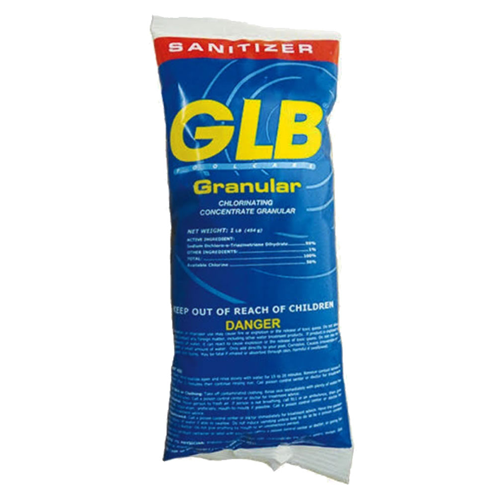 GLB Stabilized Granular Chlorine Di-Chlor 1 Lb. 71001A
