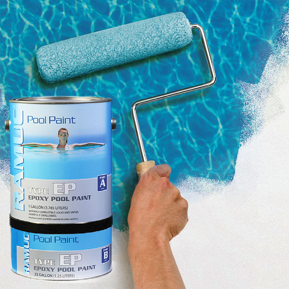 Painting a Swimming Pool with Epoxy Paint