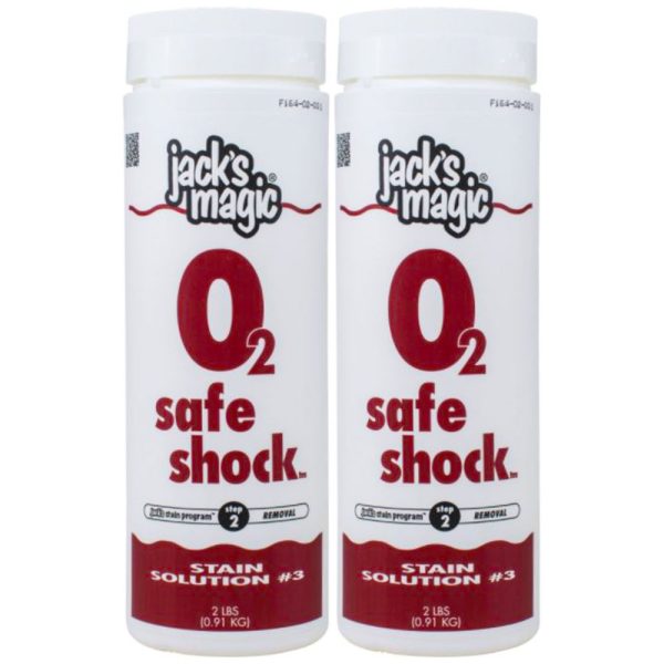 Jack's Magic Stain Solution #3 O2 Safe Shock 2lb JMSAFE2- 2 Pack