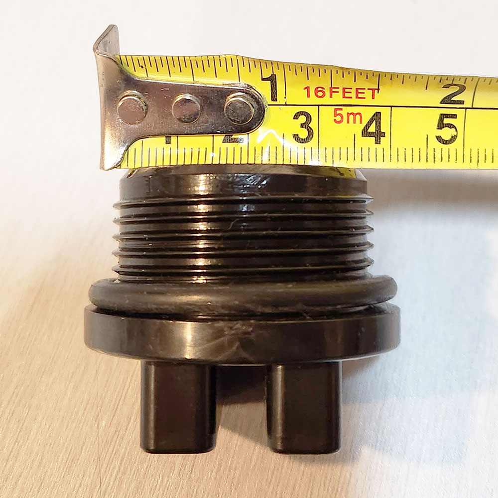 Drain Plug For Jandy DEL CL Filter R0358800 V55-205 Dimensions
