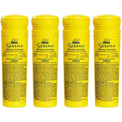 King Technology Spa Frog Floating System Bromine Cartridge 01-14-3824 - 4 Pack
