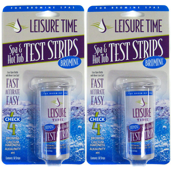 Leisure Time Spa Hot Tub Bromine Test Strips 45005 2 Pack