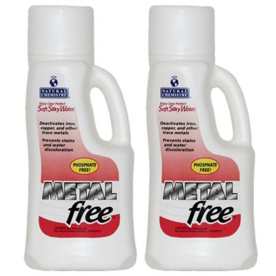 Natural Chemistry Metal Free Metal Stain Remover 1 Liter 17001NCM - 2 Pack