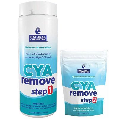 Natural Chemistry Pool CYA Cyanuric Acid Reducer Removal Kit 17431NCM