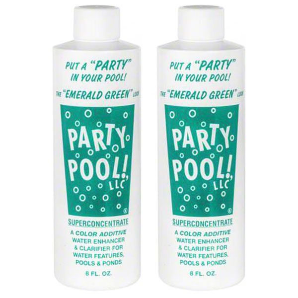 Party Pool Dye Color Additive Emerald Green 8oz 47016-00012 - 2 Pack