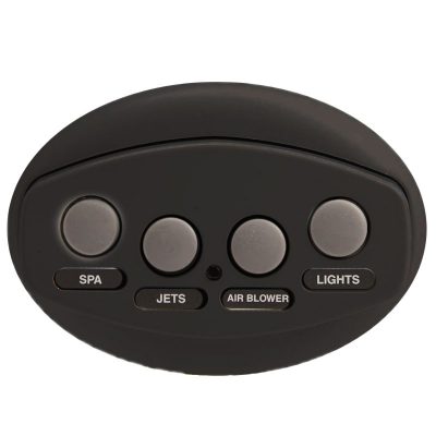 Pentair Black 100 ft. Four Button iS4 Spa Side Remote 521892