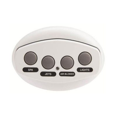 Pentair White 150 ft. Four Button iS4 Spa Side Remote 521887