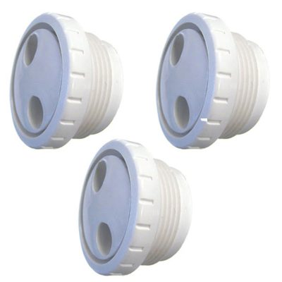 Pool Spa Pulsator Fitting White 1 1/2 inch MPT Waterway TS101 212-9170 - 3 Pack