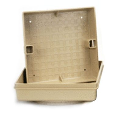 Pour-A-Lead Skimmer Cover 11 in Square Pal Tan SQPALTAN