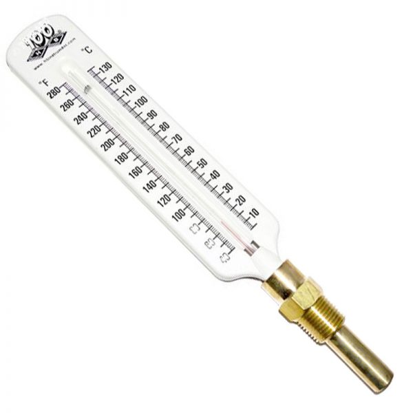 Raypak 260 261 330 331 Pool Heater Brass Vertical Thermometer 600133