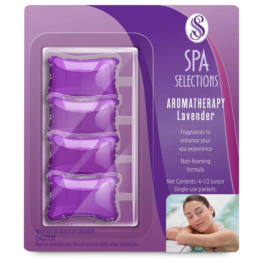 Spa Selections Aromatherapy 4 Pillow Packs Lavender 86254