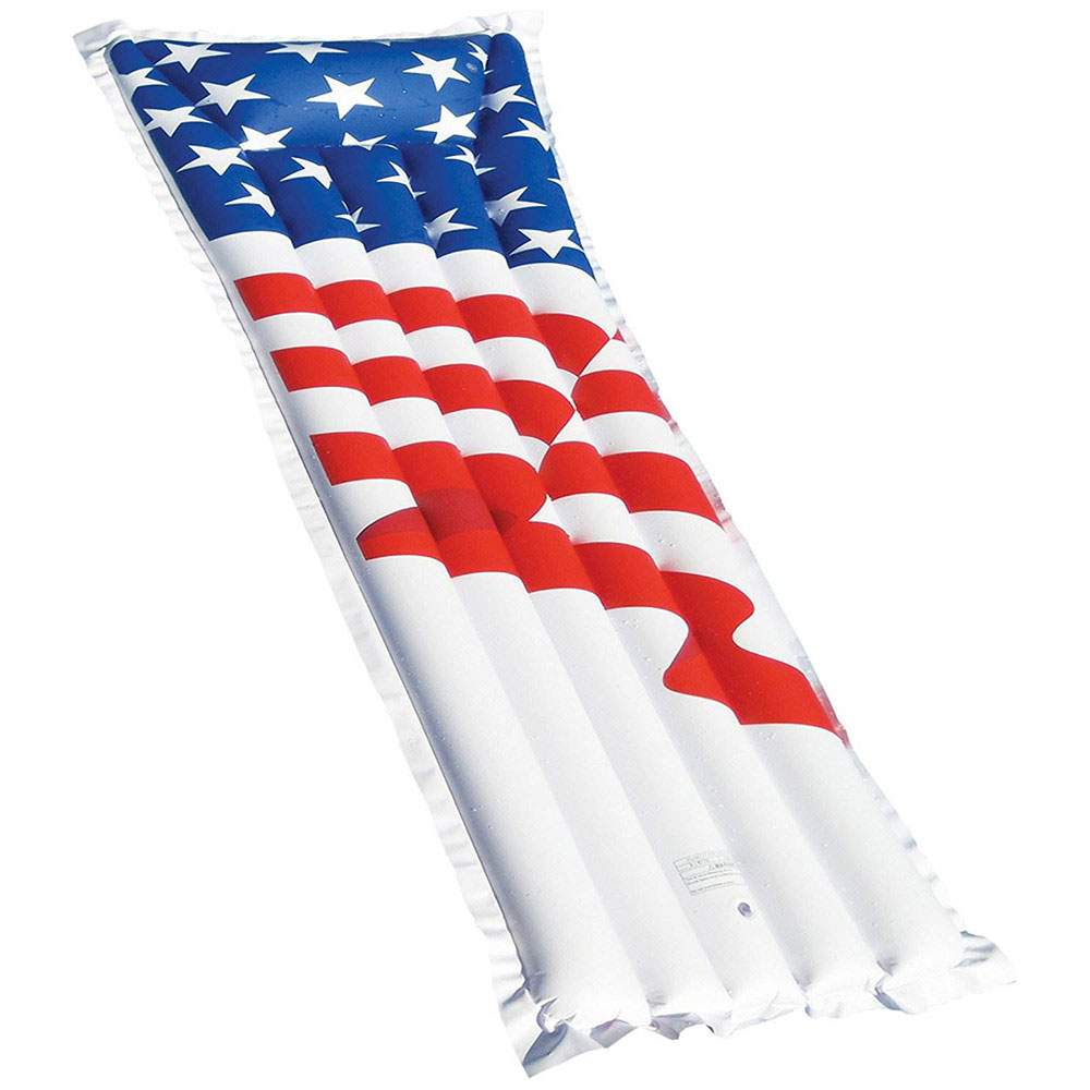 Swimline 72 inch. Patriotic American Flag Americana Inflatable Mattress 90176