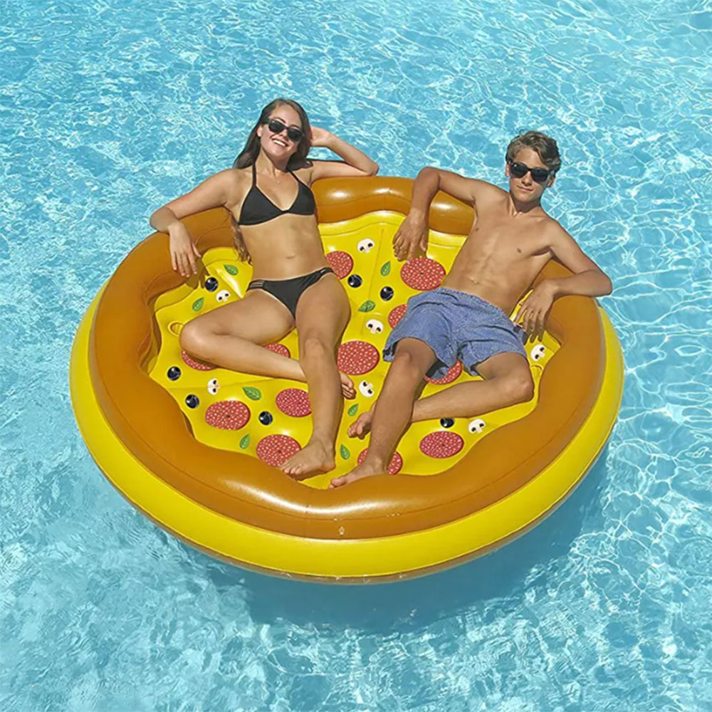 Swimline Inflatable Personal Pan Pizza Swimming Pool Float 90647