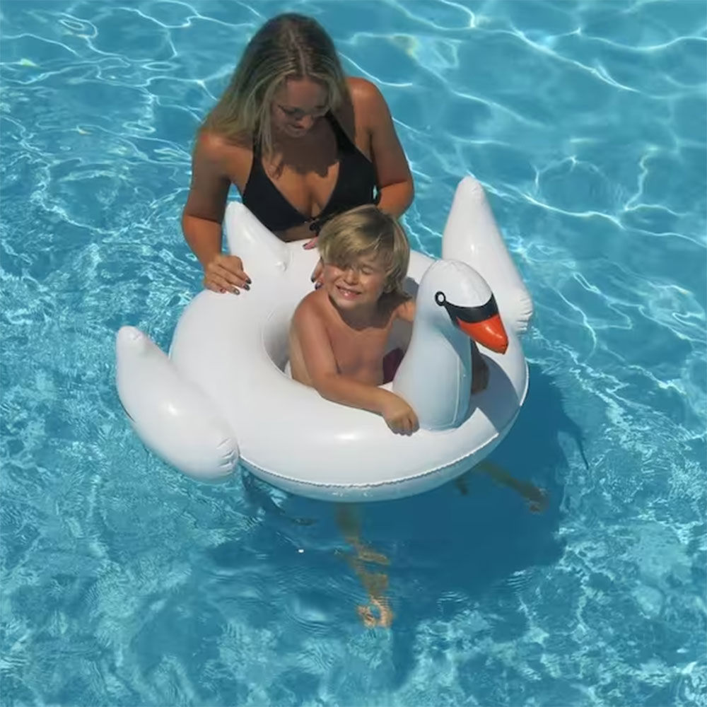 Swimline White Swan Baby Seat Pool Float 98400