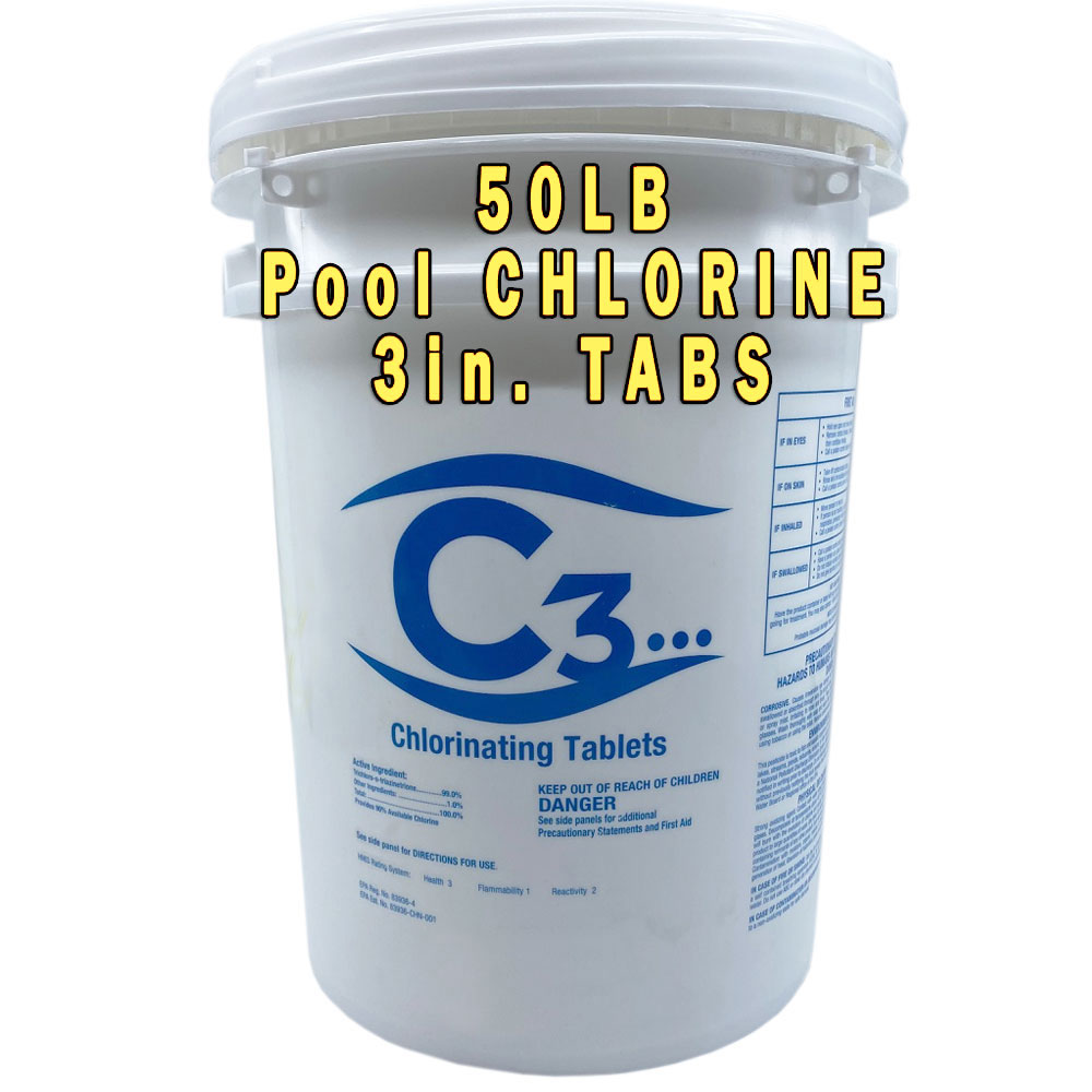 50lb 3inch Chlorine Tablets For Swimming Pools